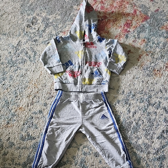 Adidas Kids' Multicolor Graphic Tracksuit - Picture 1 of 4
